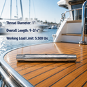 Marine Boat T316 Stainless Steel Pipe Style Turnbuckle Body, Cable Wire Rope Tensioner Body for Rigging, Deck - PACK 4