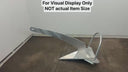 15KG (33 lb) Galvanized Steel Boat Shovel Anchor, Hot Dipped Fixed Scoop Anchor for Yacht, Sailboat & Marine Use, Heavy Duty