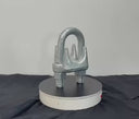 3" Heavy Duty Drop Forged Wire Rope Clip – Hot Dipped Galvanized Steel Cable Clamp for Rigging, Lifting & Wire Rope Securing