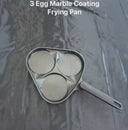 Banh Xeo Maker Pan 3 Mold Nonstick Skillet, Vietnamese Mini Pancake Pan for Crispy Banh Xeo, Crepes, Egg Dishes, Breakfast and Snack Cooking