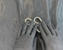 4 Pcs 1/4" Marine T316 Stainless Steel Heavy Duty Wire Rope Thimble, Cable Thimble for Rigging, Shade Sail & Cable Protection