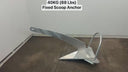 40KG (88 lb) Galvanized Steel Boat Shovel Anchor, Hot Dipped Fixed Scoop Anchor for Yacht, Sailboat & Marine Use, Heavy Duty