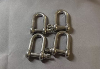 5 PC Stainless Steel 1/2" DEE Shackle D Paracord Anchor Rigging Marine Boat