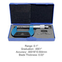 Outside Micrometer Ratchet Stop Thimble Precision Tool for Metalworking, Machinist, Workshop Measurement