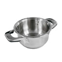 Stainless Steel Sauce Pan with Tempered Glass Lid – Durable, Rust-Proof Cookware