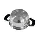 Stainless Steel Sauce Pan with Tempered Glass Lid – Durable, Rust-Proof Cookware