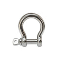 12 PC Stainless Steel 1/4" Commercial Bow Shackle Paracord Boat Anchor Rigging