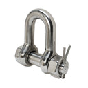 5 Pcs Marine Grade T316 Stainless Steel 3/16" Bolt Pin Chain Shackle, 500 lbs WLL Rigging Shackle for Boat, Anchor, Sailing, and Outdoor Use