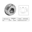 Set Of 10Pc Plain Ball Swage 1/8" Stainless Steel 316 For Industrial Wire Rope Terminal Cable