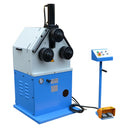 Industrial-grade hydraulic ring roller with three rollers and control box