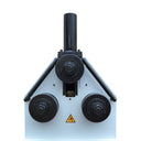 3HP Hydraulic Tube Pipe Bender Ring Roller Machine for Round & Square Steel, 220V 3-Phase