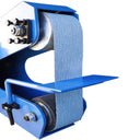 Industrial Belt Sander Grinder 3" Heavy Duty 110V 1PH 1680RPM 0.75kW Portable Machine for Metal Fabrication, Knife Making, and Woodwork