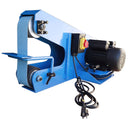 Heavy duty blue steel belt sander with high power motor and safety switch