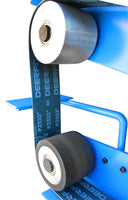 Industrial Belt Sander Grinder 3" Heavy Duty 110V 1PH 1680RPM 0.75kW Portable Machine for Metal Fabrication, Knife Making, and Woodwork