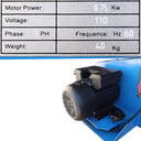 Industrial Belt Sander Grinder 3" Heavy Duty 110V 1PH 1680RPM 0.75kW Portable Machine for Metal Fabrication, Knife Making, and Woodwork