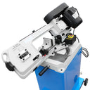 Portable vertical horizontal band saw for precise metal cutting