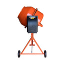 6 CU FT, 170 Liter Electric Cement Mixer Heavy Duty Steel Drum Concrete & Mortar Mixer Portable Construction Equipment for Contractors & Builders