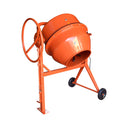 6 CU FT, 170 Liter Electric Cement Mixer Heavy Duty Steel Drum Concrete & Mortar Mixer Portable Construction Equipment for Contractors & Builders