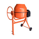 7 CU FT Electric Steel Stucco Concrete Cement Mixer 210L Construction Mortar Stone Mixing Machine 36RPM 2880r/min