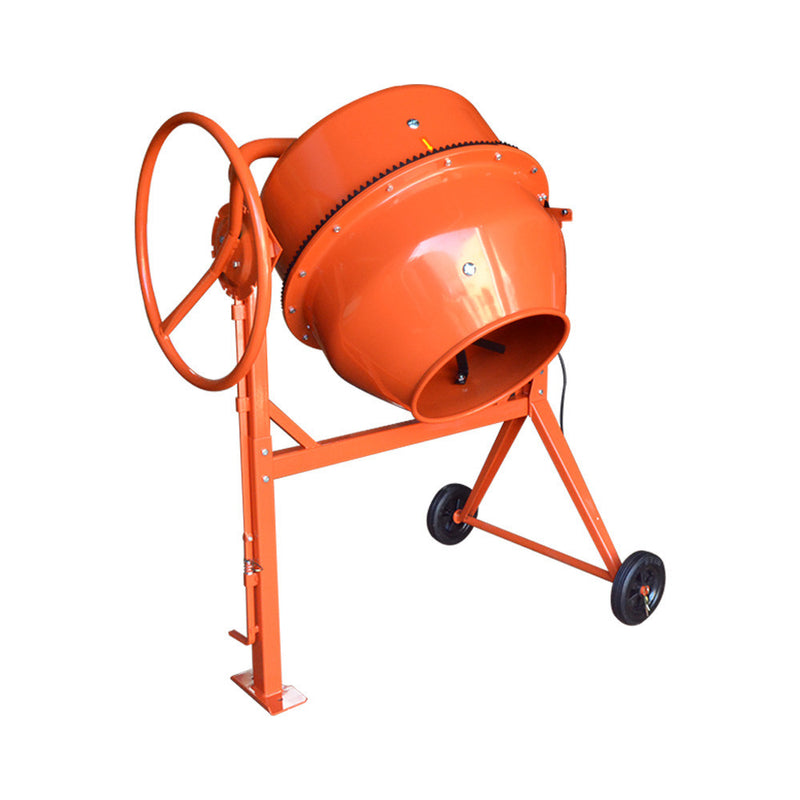 7 CU FT Electric Steel Stucco Concrete Cement Mixer 210L Construction Mortar Stone Mixing Machine 36RPM 2880r/min