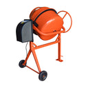 7 CU FT Electric Steel Stucco Concrete Cement Mixer 210L Construction Mortar Stone Mixing Machine 36RPM 2880r/min