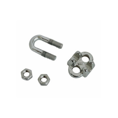Set Of 5 PC 3/16'' Stainless Steel 316 Heavy Duty Marine Wire Rope Clips Cable Clamp Rig Boat