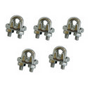 Set Of 5 PC 3/16'' Stainless Steel 316 Heavy Duty Marine Wire Rope Clips Cable Clamp Rig Boat