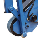 Industrial 3" Belt Sander Grinder, 3kW 3-Phase 220V Motor, 3360 RPM Metal Grinding & Polishing Machine with Wheels