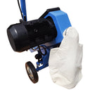 Industrial 3" Belt Sander Grinder, 3kW 3-Phase 220V Motor, 3360 RPM Metal Grinding & Polishing Machine with Wheels