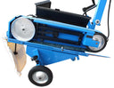 Portable industrial sander with dust bag.