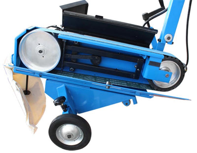 Industrial Portable 3'' Belt Grinder Sander 3 Phase 220v 3360 RPM 3kW w/ Wheels