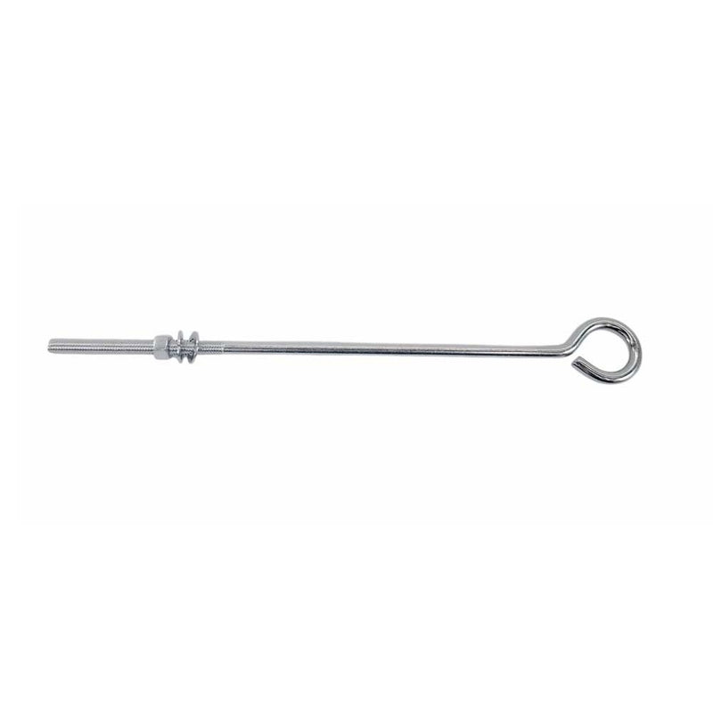 T316 Stainless Steel Turned Eye Bolt with Nut – 3/8" x 12", Marine Grade, 140 lbs WLL for Boat Rigging & Outdoor Use