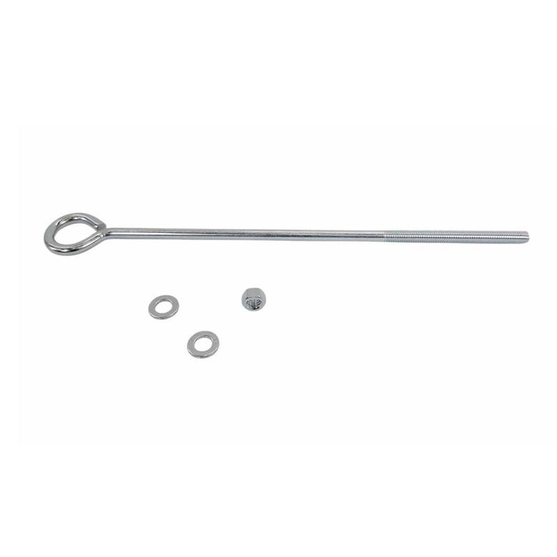 T316 Stainless Steel Turned Eye Bolt with Nut – 3/8" x 12", Marine Grade, 140 lbs WLL for Boat Rigging & Outdoor Use