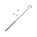 10 Pcs T316 Stainless Steel Turned Eye Bolt with Nut – 3/8" x 12", Marine Grade, 140 lbs WLL for Boat Rigging & Outdoor Use