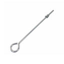 T316 Stainless Steel Turned Eye Bolt with Nut – 3/8" x 12", Marine Grade, 140 lbs WLL for Boat Rigging & Outdoor Use