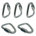 5 PCS Stainless Steel 5/16" Marine Triangle Quick Link 1760 LBS Boat Rig