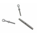 Marine Boat Turnbuckle – T316 Stainless Steel, 5/16" Eye to Eye, Closed Body, 500 lbs WLL – Corrosion Resistant Rigging & Tensioning Hardware for Sailboats, Yachts, and Deck Applications