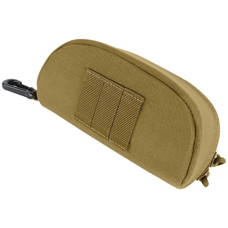 Molle Tactical SUNGLASSES Case Carrying Pouch Eyeglasses Padded Case-TAN