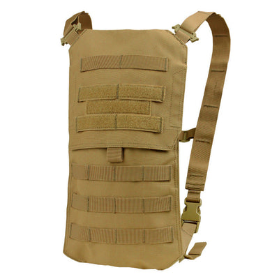 Tan Molle Tactical Oasis Hydration Backpack Pack Water Bladder Carrier Holder
