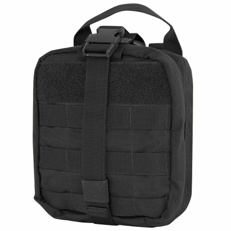 8" H x 6" W BLACK - Molle Rip-Away EMT Pouch Medic First Aid Kit Tool Carrier Carrying Pouch