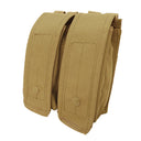 MOLLE AK AR Double Rifle Mag Pouch Magazine Close Flap Pouch Pals - TAN