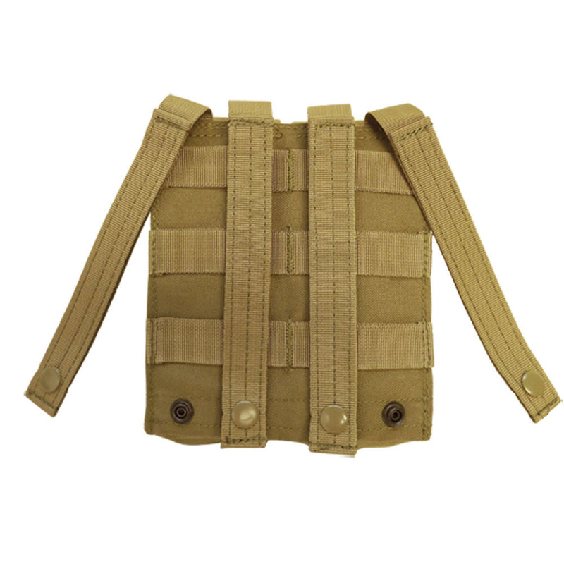 MOLLE AK AR Double Rifle Mag Pouch Magazine Close Flap Pouch Pals - TAN