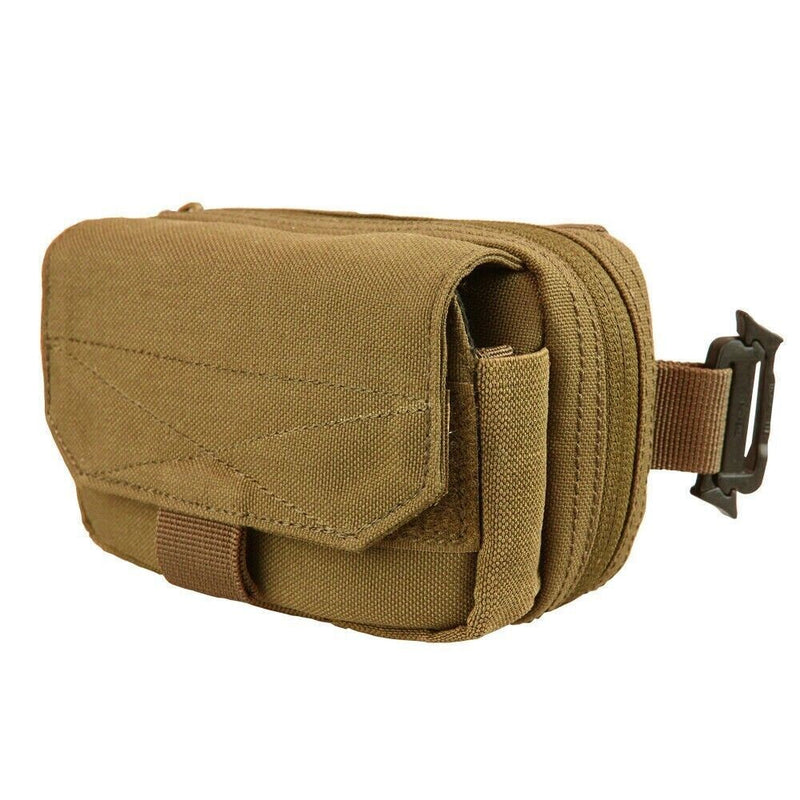 TAN Molle Tactical DIGI Pouch GPS IPOD MP3 Cell Phone Case Cover Small Bag