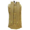 TAN MOLLE Tactical Radio Pouch  8" H x 4 1/2" W x 2" D