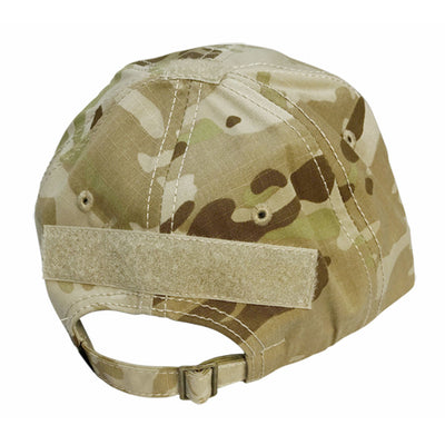 Tactical Operator Contractor Flag Patch Military Cap Hat- Multi-cam Arid