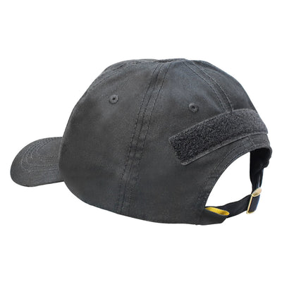 Tactical Team Cap Military Swat Operator Hat Adjustable Back Strap - Black