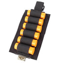 BLACK Tactical Shotgun Reload Platform 6 Round Shell Holder Bullet Ammo Carrier