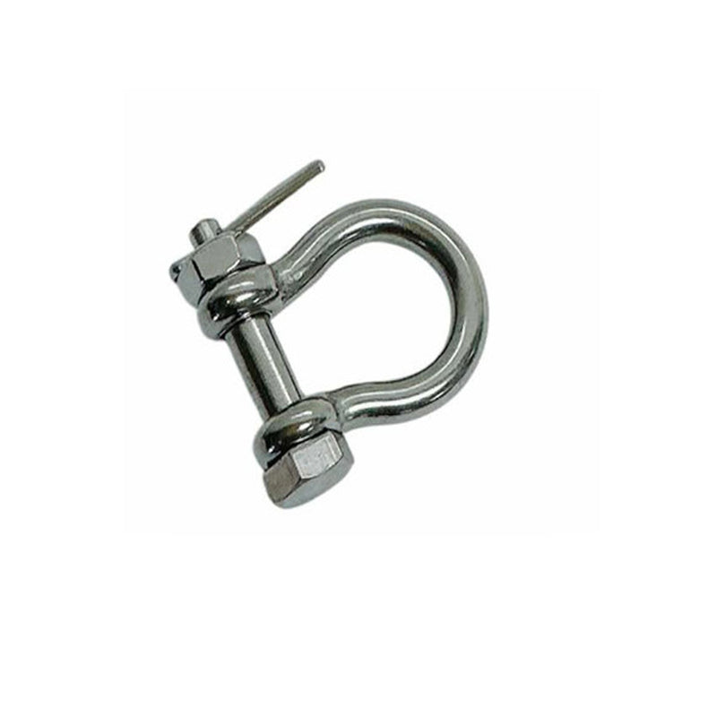 5 PCS 316 Stainless Steel 5/16" Marine Round Pin Boat Anchor Bow Shackle Bolt