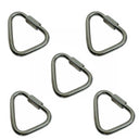 5 PCS Stainless Steel 1/4" Marine Triangle Quick Link 880 LBS Boat Rig
