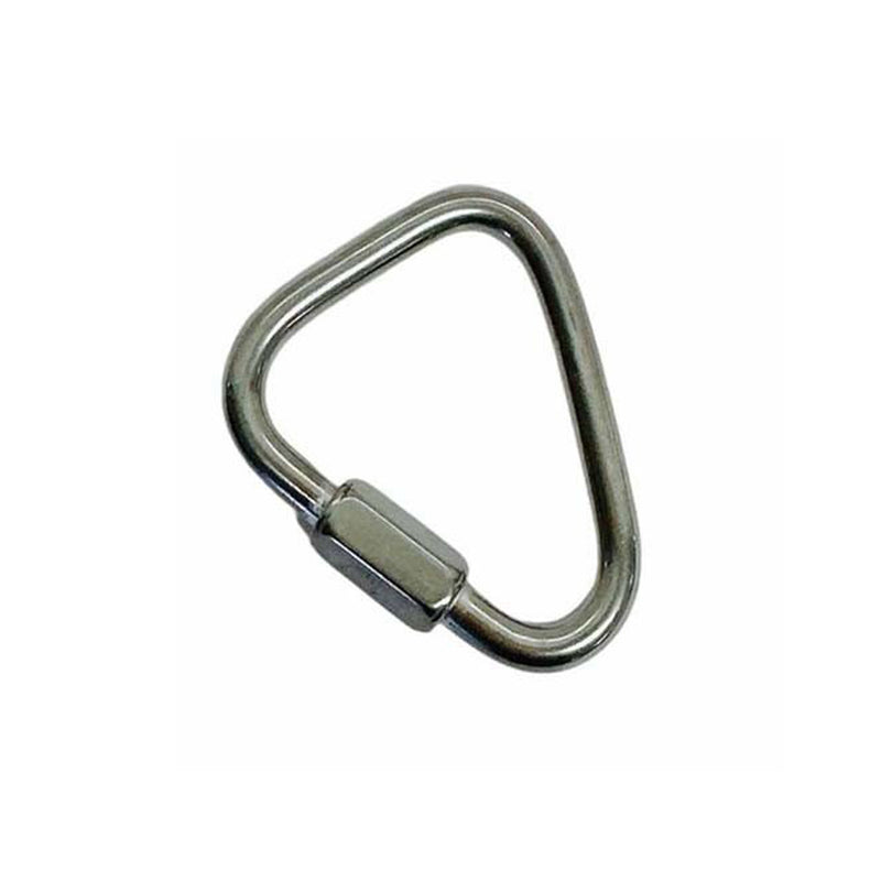 5 PCS Stainless Steel 1/4" Marine Triangle Quick Link 880 LBS Boat Rig